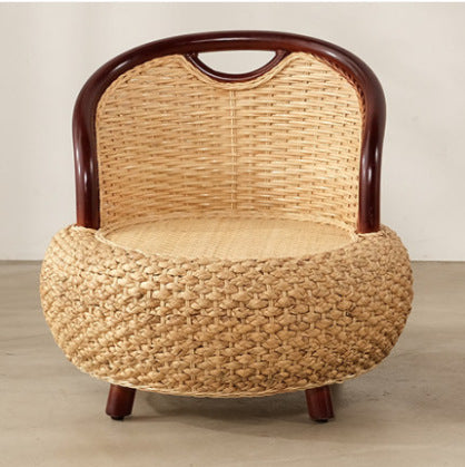 Stylish Bamboo Rattan Furniture – Legless or Leggy Seat for Modern Living Spaces