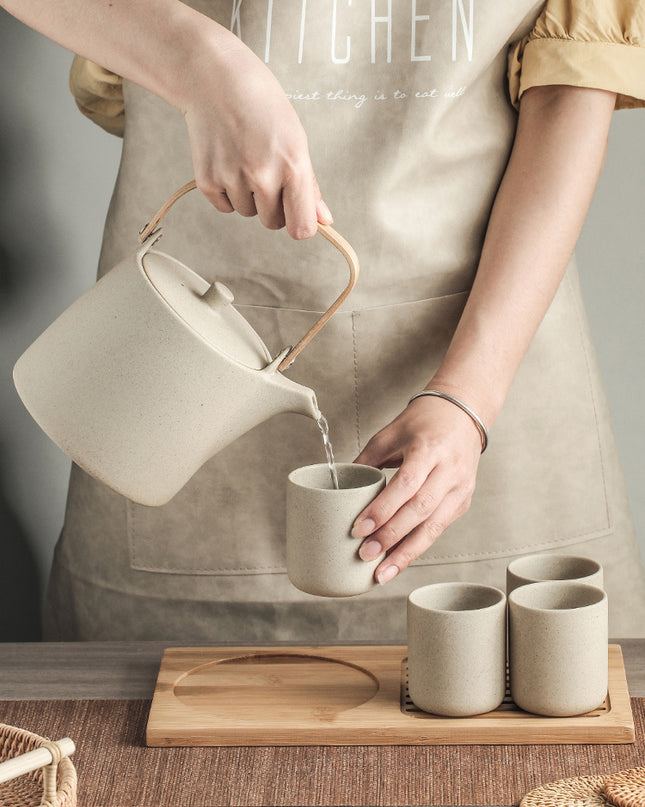 Japanese Retro Large Capacity Ceramic Tea Set