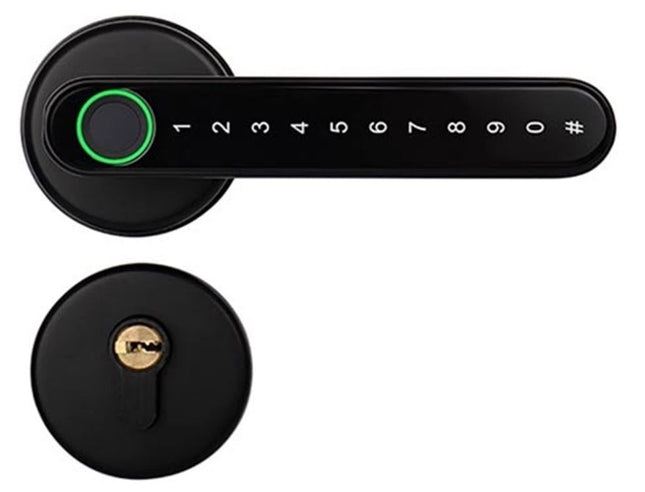 Fingerprint Lock Intelligent Security Door Lock Encryption Smart Life App Password Key Card Unclock