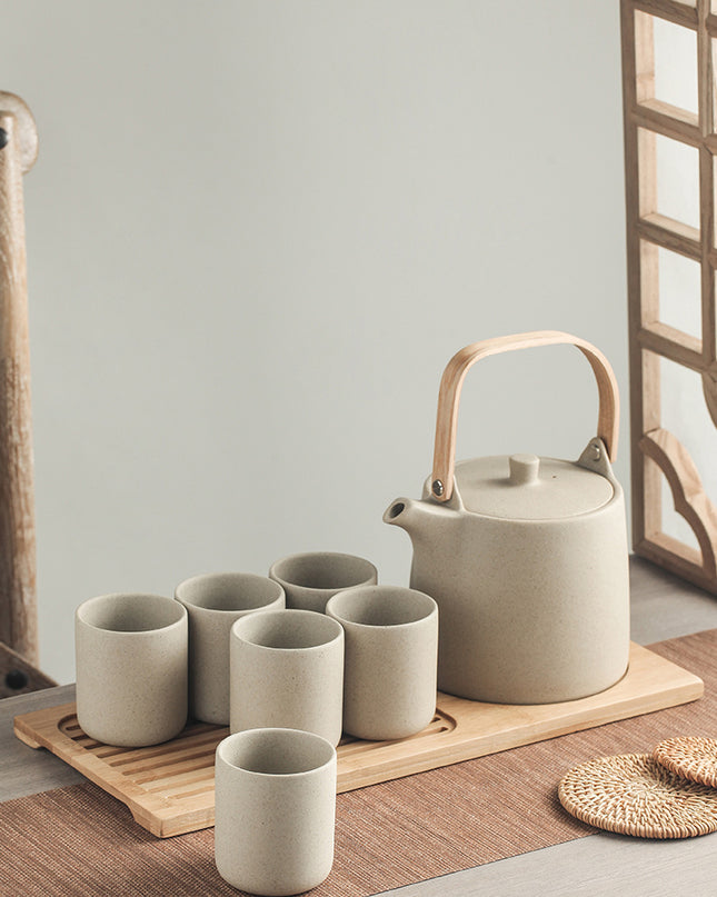 Japanese Retro Large Capacity Ceramic Tea Set