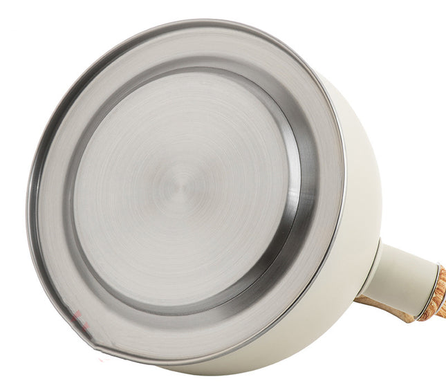 Whistle Kettle Beige 5L Flat Sound Pot Stainless Steel Whistle Pot