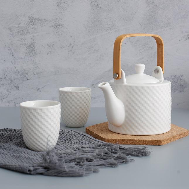 Modern Japanese Ceramic Tea Set Creation