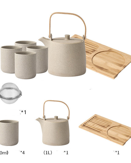 Japanese Retro Large Capacity Ceramic Tea Set