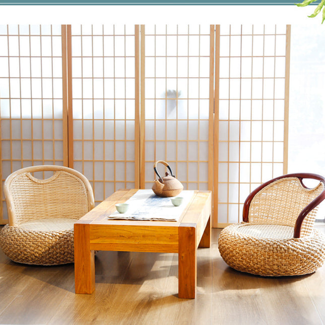 Stylish Bamboo Rattan Furniture – Legless or Leggy Seat for Modern Living Spaces