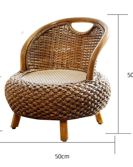 Stylish Bamboo Rattan Furniture – Legless or Leggy Seat for Modern Living Spaces