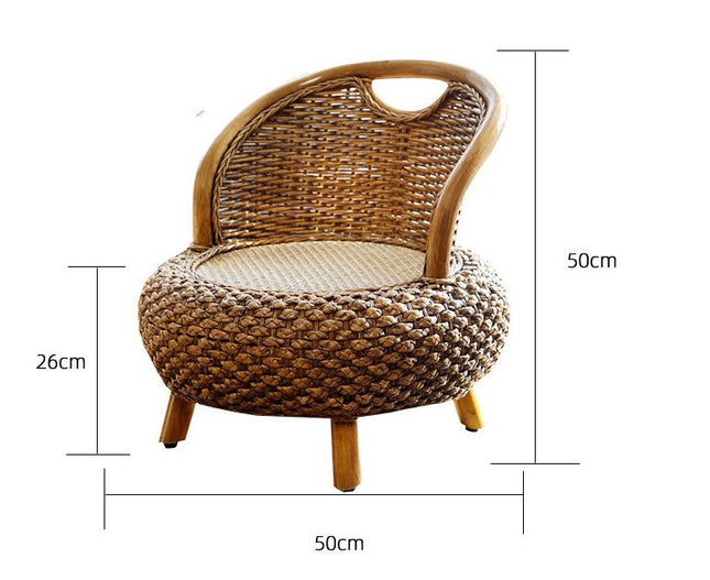 Stylish Bamboo Rattan Furniture – Legless or Leggy Seat for Modern Living Spaces