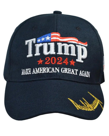 Trump 2024 Hat 2024 Trump Baseball Cap Keep America Great With American Flag Donald Trump Adjustable Baseball Cap