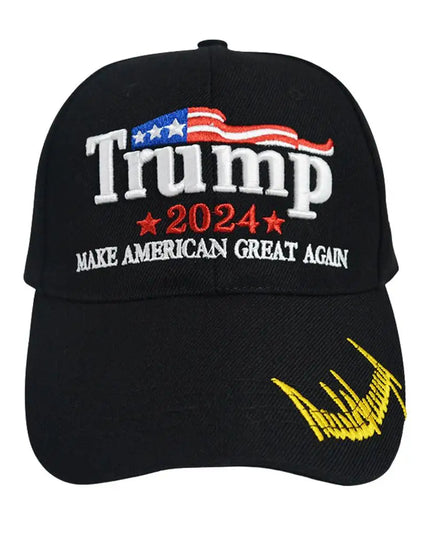 Trump 2024 Hat 2024 Trump Baseball Cap Keep America Great With American Flag Donald Trump Adjustable Baseball Cap