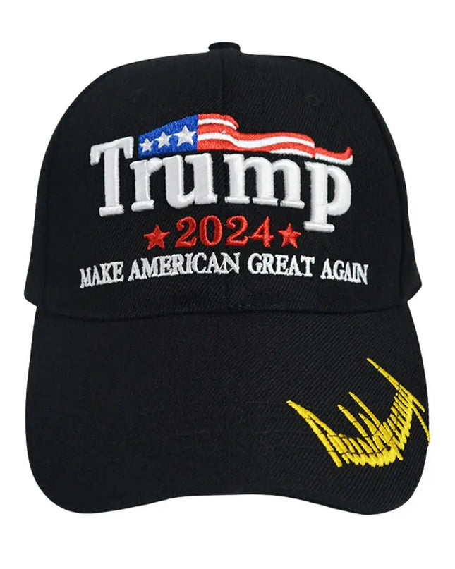 Trump 2024 Hat 2024 Trump Baseball Cap Keep America Great With American Flag Donald Trump Adjustable Baseball Cap