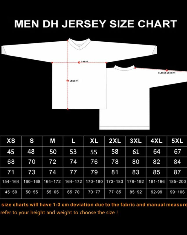 2023 Mtb Jersey Downhill Jersey Racing T-Shirt Bicycle Cycling Motocross Shirt Mountain Bike Polera Mtb Long Sleeve Sports Shirt