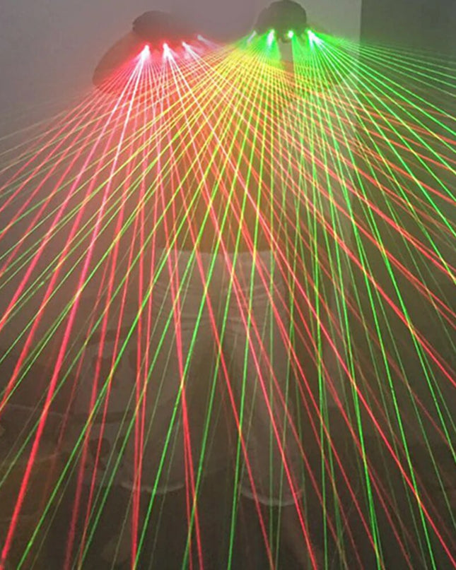 Laser Gloves Rechargeable Powered Laser Lamp Stage Light Dancing Stage DJ Party Shows LED Luminous Gloves Green Red Laser