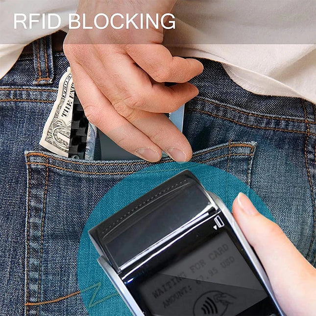 Rfid Metal Credit Card Holder Magsafe Wallets Men Women Slim Thin Mini Bank Cardholder Case Wallet Male Money Bags for Men 2023