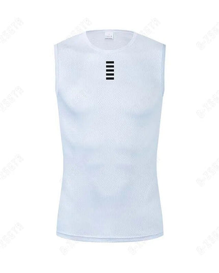 Cycling Underwear Sport Base Layer White Cycling Jersey Reflective Vest Men Undershirt Quick Dry Elastici Vest Road Bike Jersey