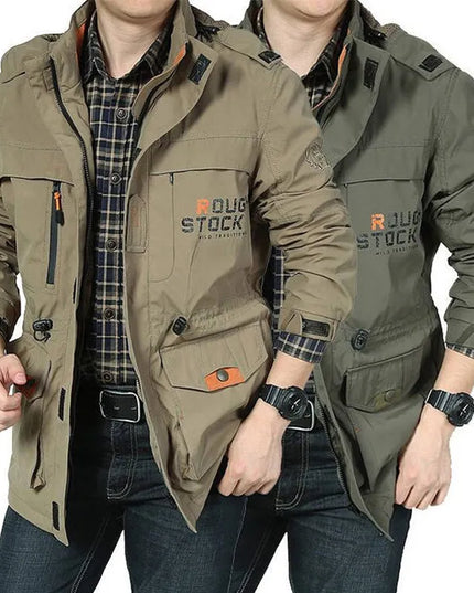 Military Bomber Jacket Mens Breathable Quick Dry Multi-pocket Tactical Jackets Windbreaker Waterproof Outdoor Coats Big Size 5XL