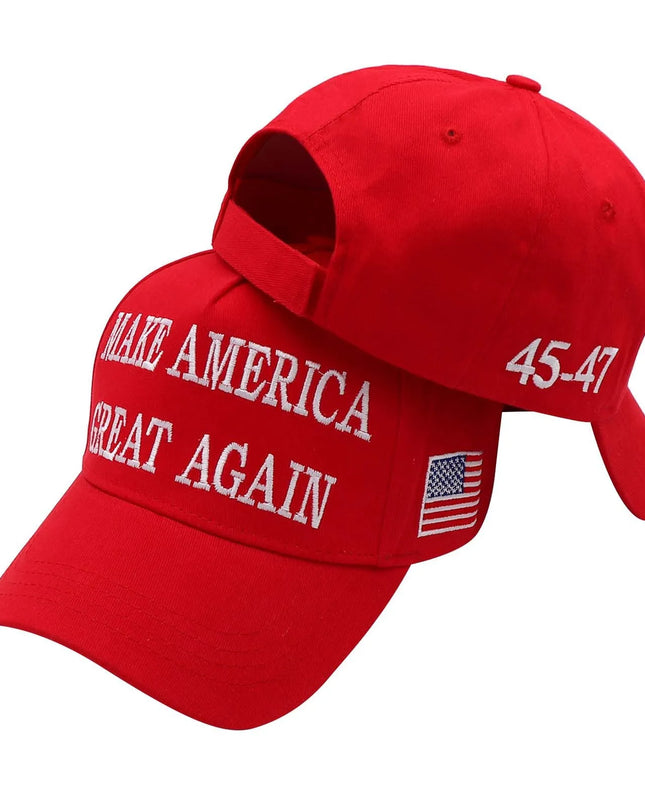 MAGA 2024 Red Cap - Make America Great Again Adjustable Hat