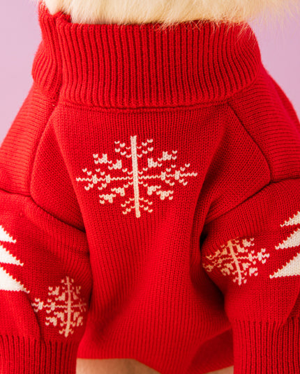 Christmas Tree Elk Christmas Dog Sweater