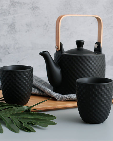 Modern Japanese Ceramic Tea Set Creation