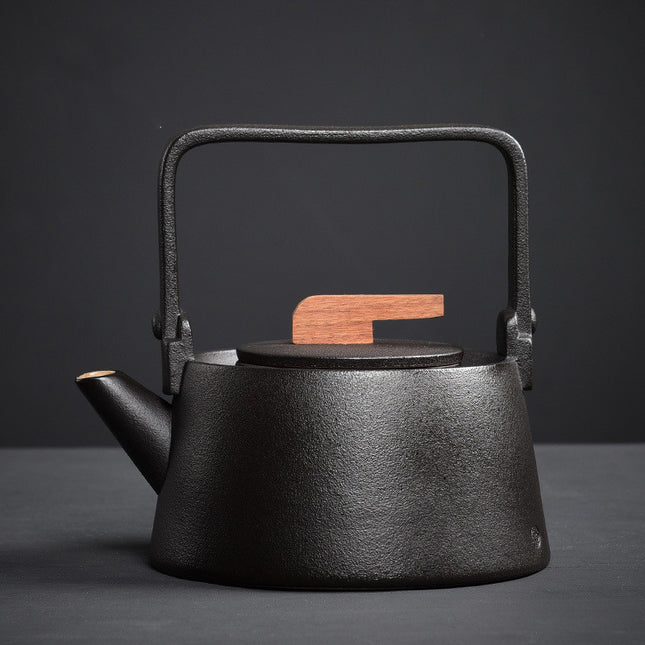 High Temperature Resistant Mineral Ceramic Teapot With Large Capacity