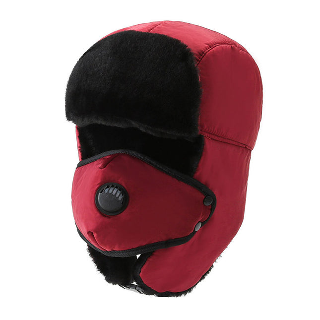 Warm ear protective Lei Feng hat