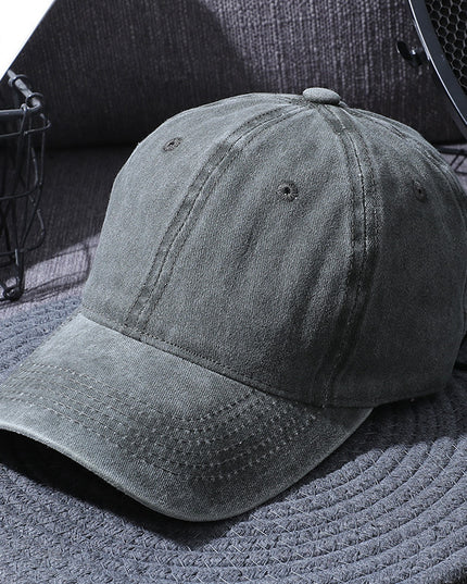 Washed Baseball Caps For Men And Women Outdoor Distressed Sun Hats Simple Caps