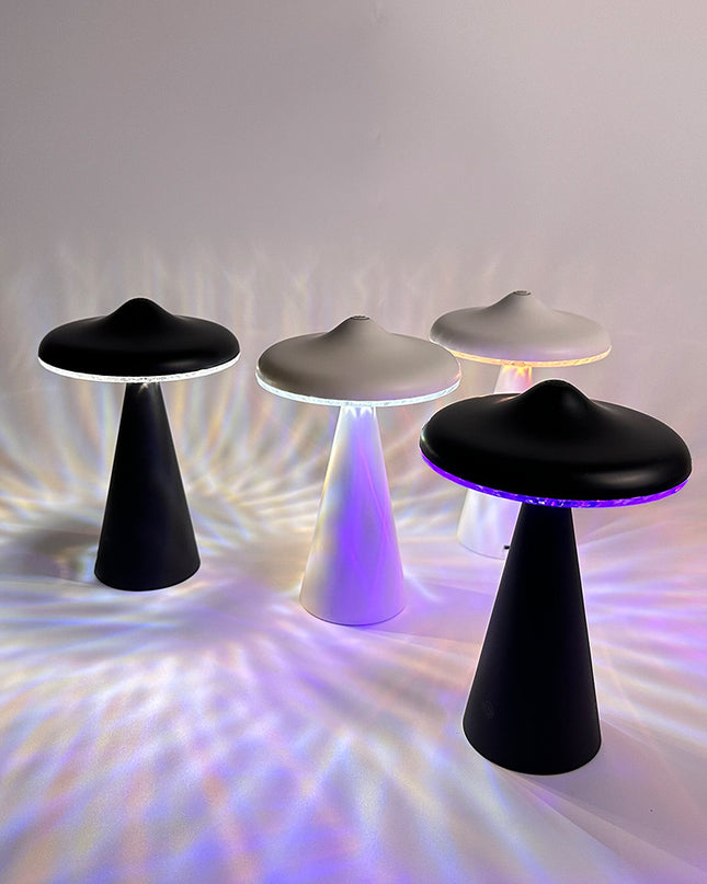 New UFO Atmosphere Night Light Decoration Creative USB Charger