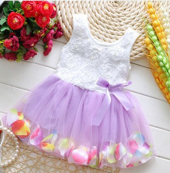 Summer Children's Wear Girl 2021 New Petal, Korean Dress, Baby Dress Dress