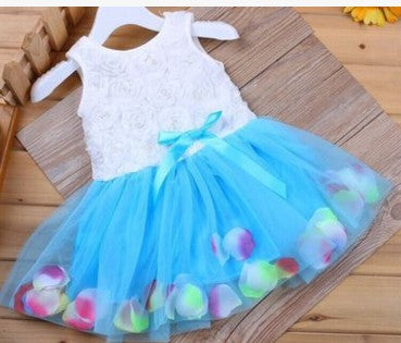 Summer Children's Wear Girl 2021 New Petal, Korean Dress, Baby Dress Dress