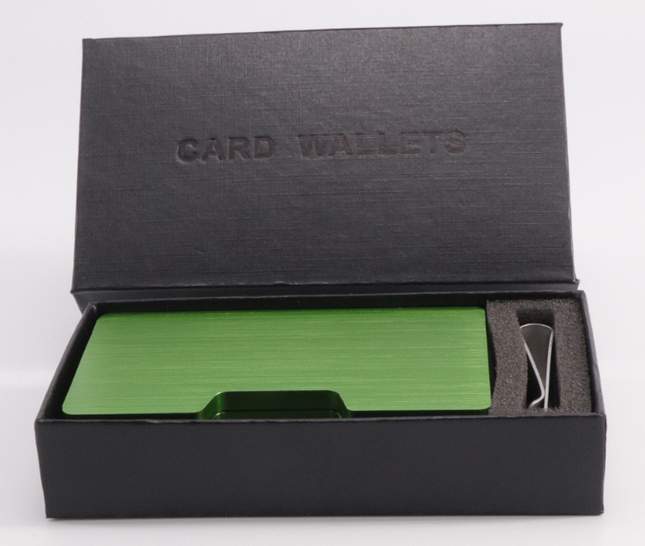 Fashion Bank Credit Card Holder Aluminum Delicate Metal Wallet
