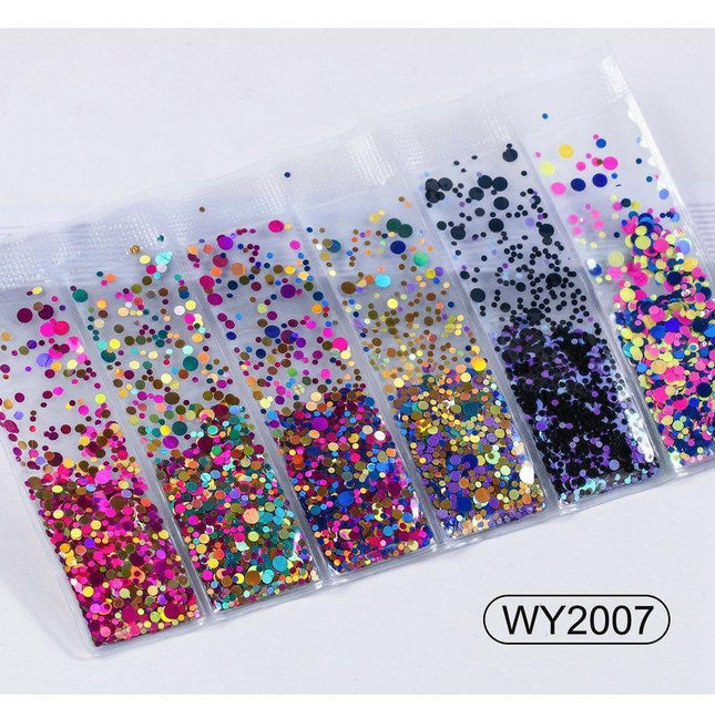 Nail Art Accessories Glitter Sequins Laser Diamond Love Heart Nail Patch