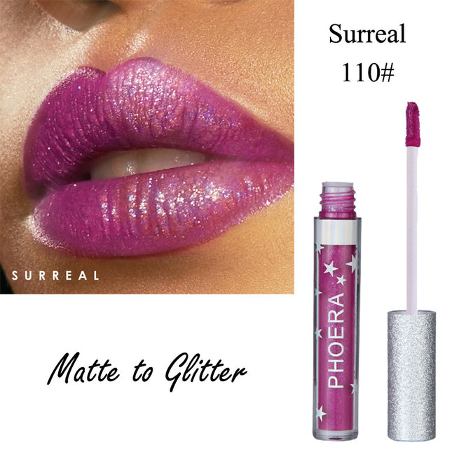 Moisturizing Candy Color Lip Gloss Waterproof Glitter Liquid Lipstick Long Lasting Makeup Lipstick