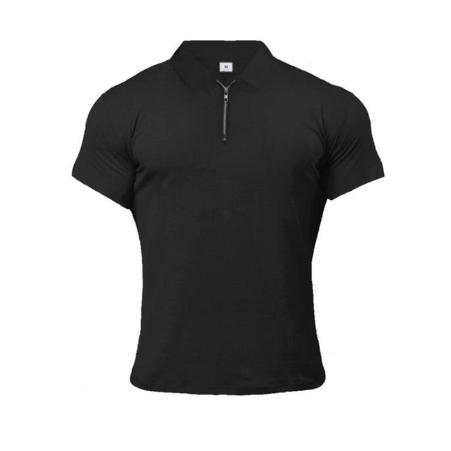 Men's short sleeve fitness polo shirt