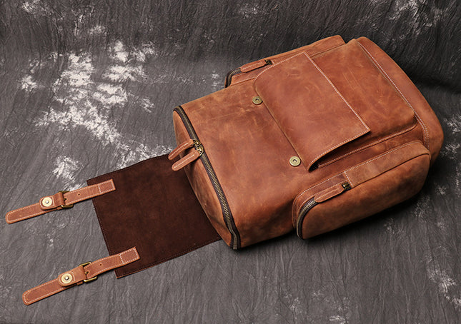Men's Backpack Crazy Horse Leather