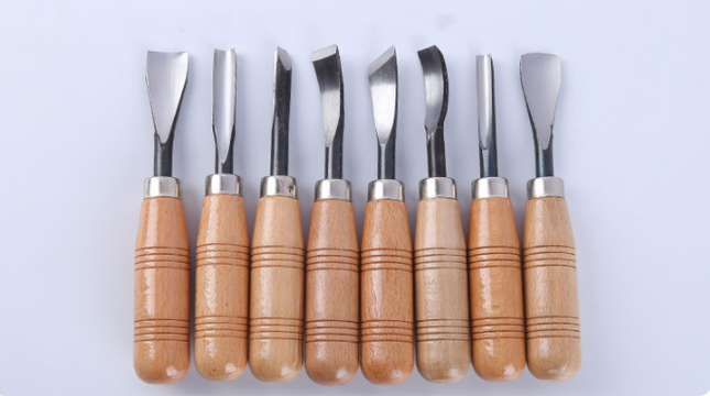 Artistic Woodpecker Wood Carving Knife