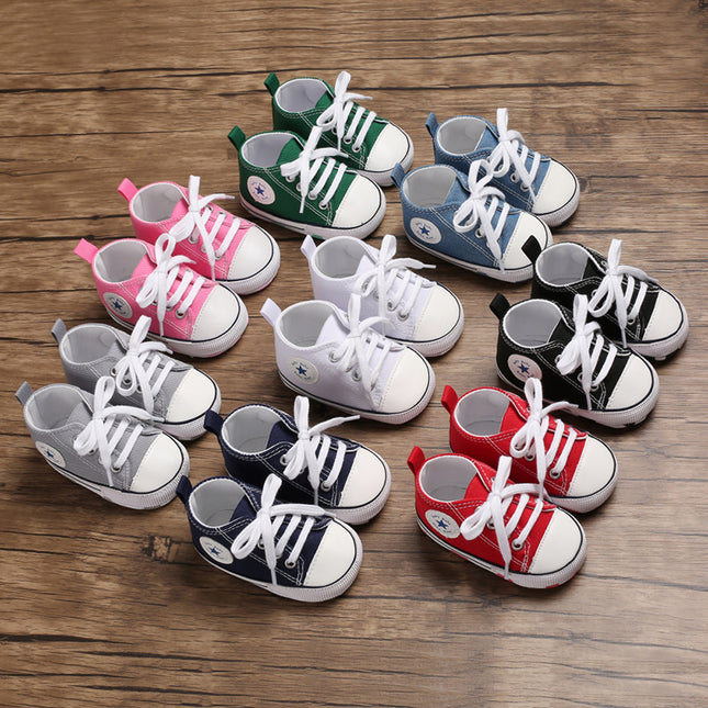 Baby soft-soled shoesBaby shoes canvas shoes