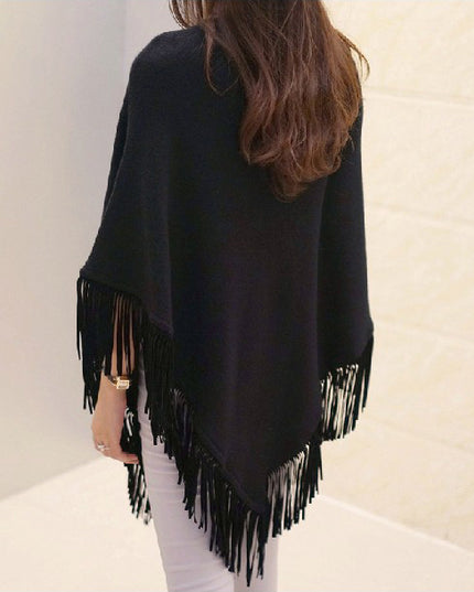 Sweater cloak shawl