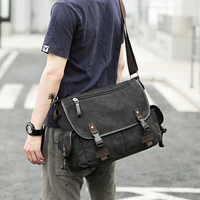 Messenger Bag Trendy Fashion Casual Student School Bag