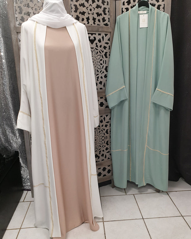 Kaftan Dubai Abaya Kimono Cardigan Muslim Hijab Dress