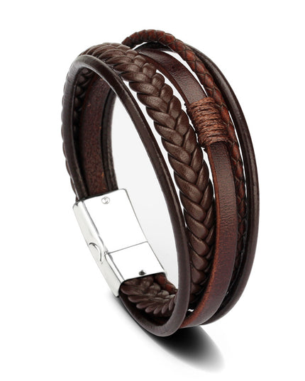 Wholesale Price Classic Genuine Leather Bracelet For Men