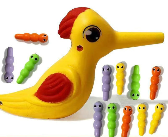 Family Toys Click Here For More OptionsWoodpecker Magnetic Catch The Worm Animal Feeding Game Small Birds Children Educate Fishing Toys Kit Kids Gift Set