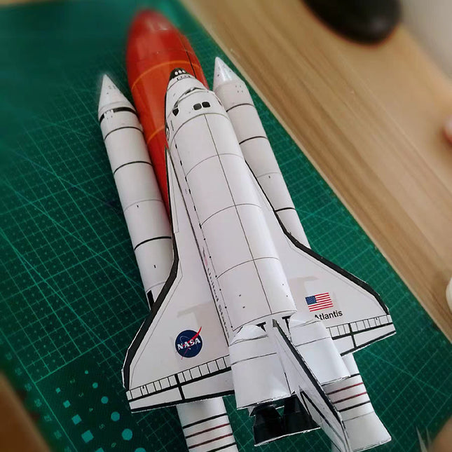 Space Shuttle 3D Paper Model Diy Handmade Handmade Paper Mold Paper Mold Decoration Toy