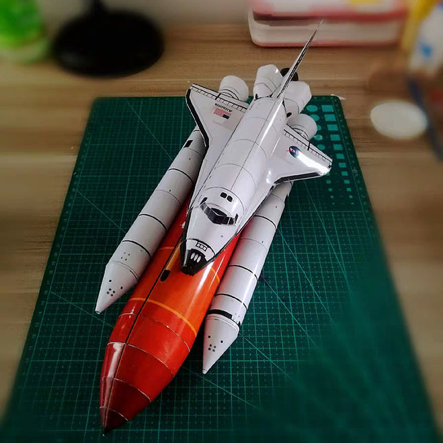 Space Shuttle 3D Paper Model Diy Handmade Handmade Paper Mold Paper Mold Decoration Toy