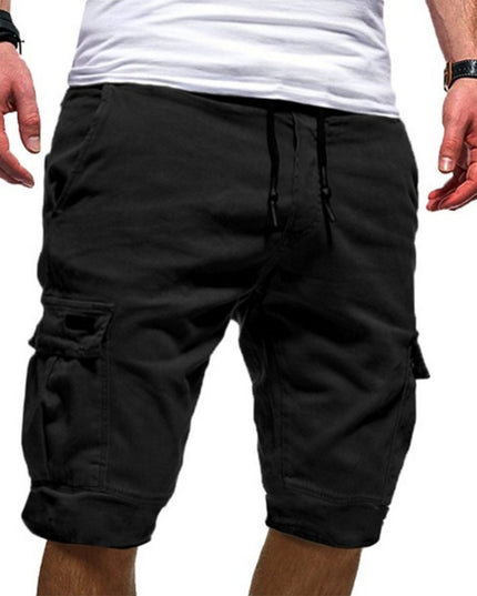 Men Casual Jogger Sports Cargo Shorts Military Combat Workout Gym Trousers Summer Mens Clothing