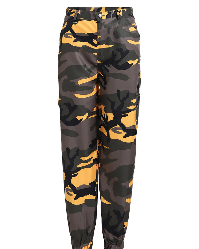 New Camouflage Workwear Denim Casual Pants Harem Pants