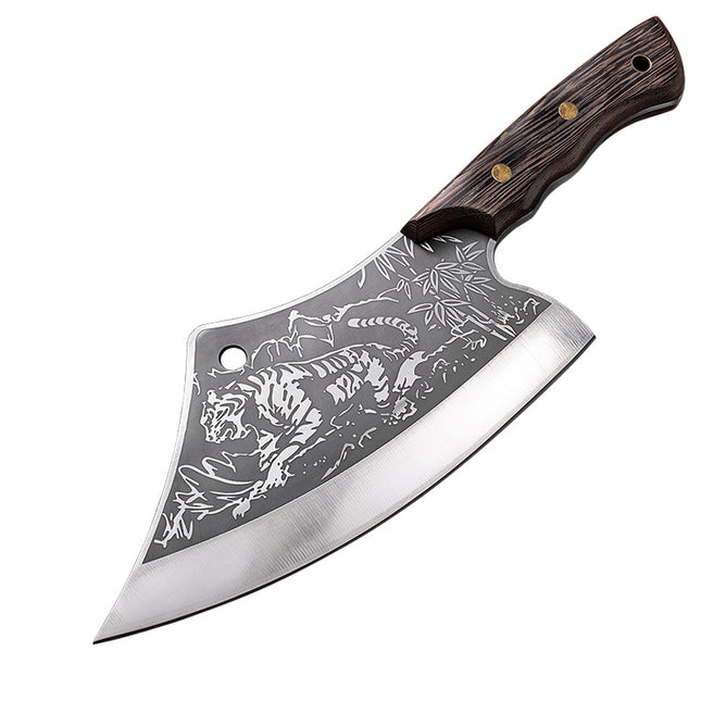 Forged, Chopped And Sliced Household Kitchen Knife, Chopped And Cut Dual Purpose