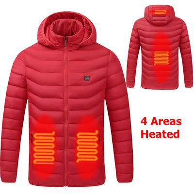 Winter Smart Heating Cotton USB Charging Heating Cotton Men's Jacket