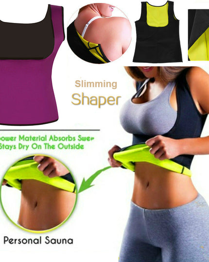 Women Neoprene Shaperwear Waist Traine Push Up Vest Tummy Belly Girdle Body Shaper Waist Cincher Corset