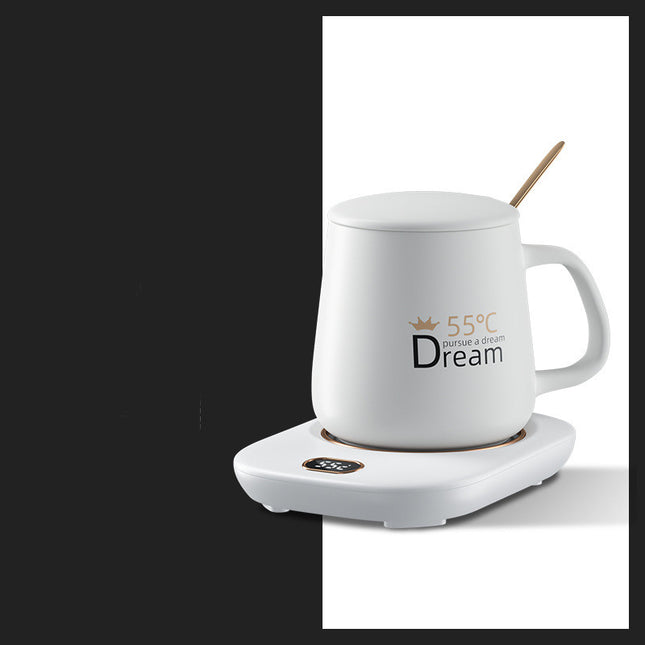 Smart Thermostat Coaster Office Coffee Mug Gift Set