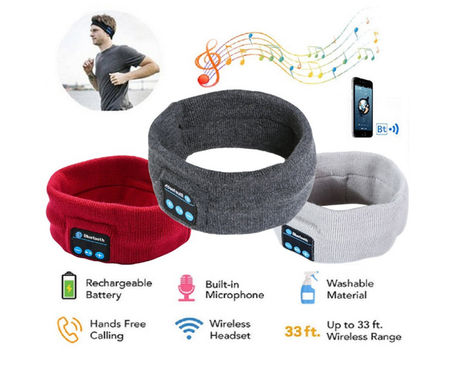 Sports Bluetooth Wireless Earphone Stereo Headphone Headband