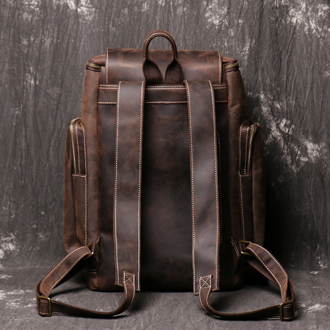 Men's Backpack Crazy Horse Leather