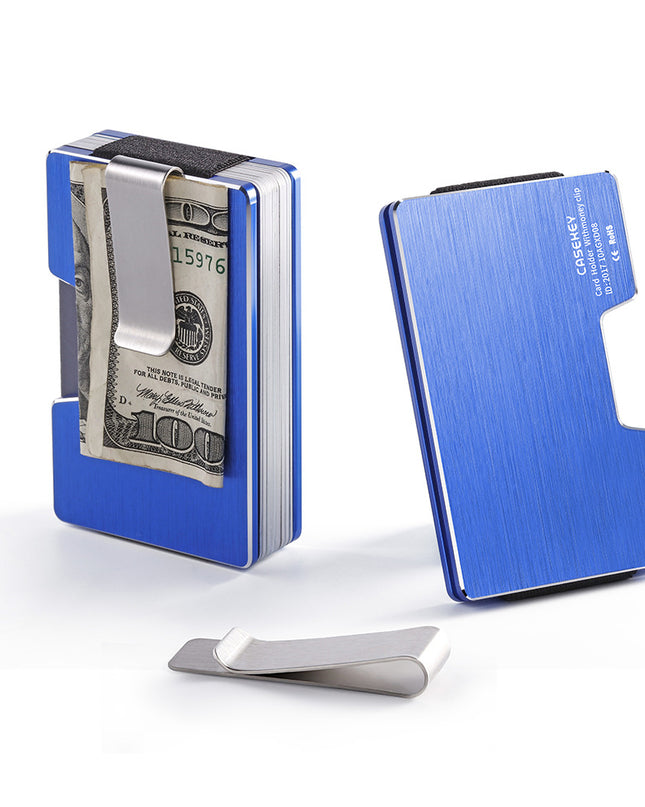 Fashion Bank Credit Card Holder Aluminum Delicate Metal Wallet